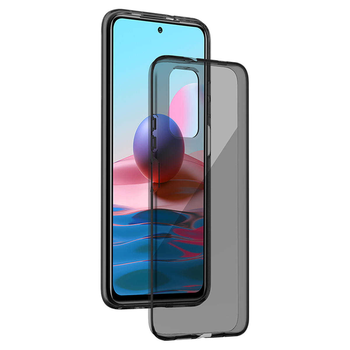 Suojakuori Xiaomi Redmi 10 -puhelimelle pehmeästä TPU:sta, kellastumaton