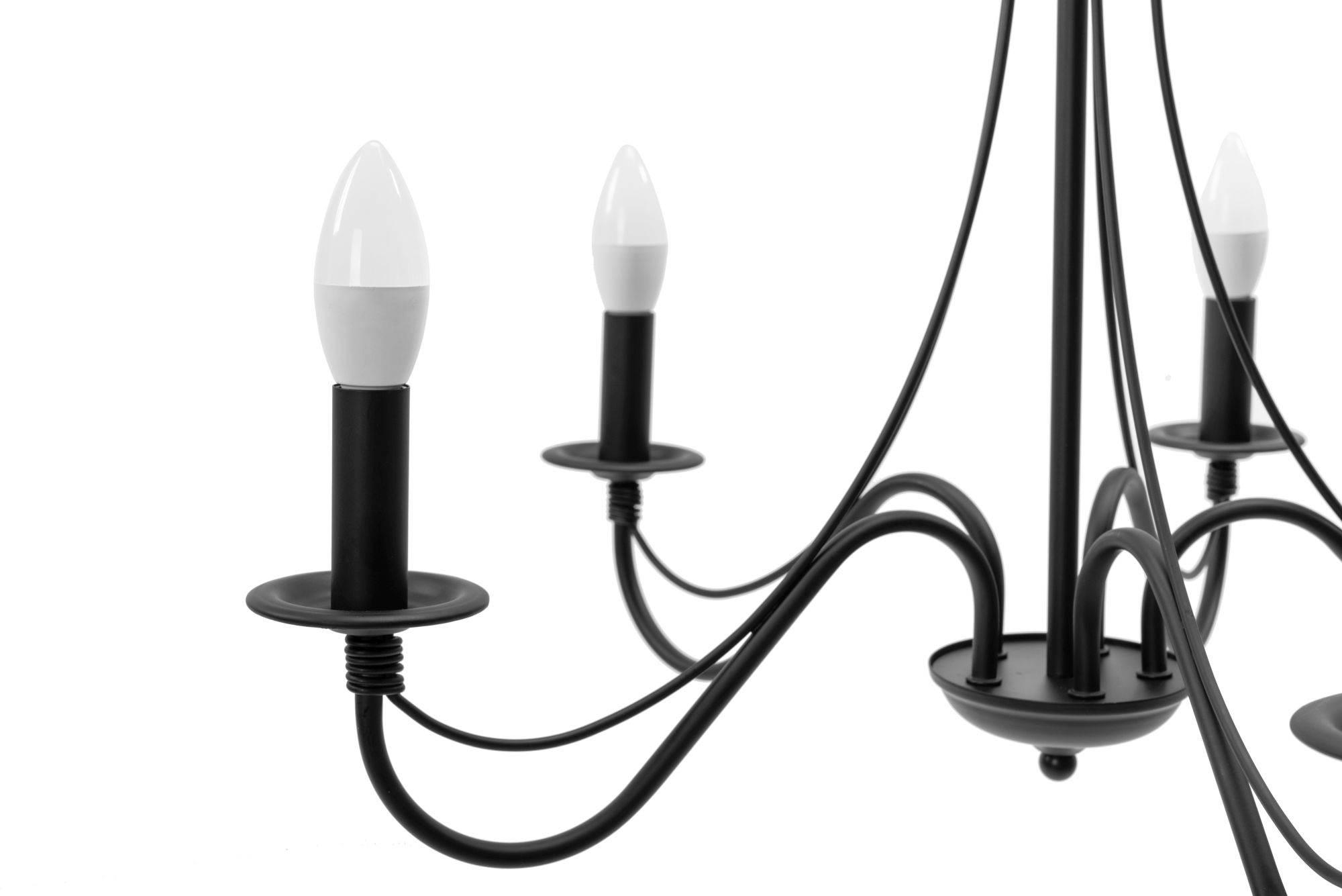 TOOLIGHT riippuva kattovalaisin APP647-5CP musta, 60x60x110cm