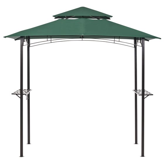 Paviljonki NARO metalli 240 cm 148 cm Tummanvihreä