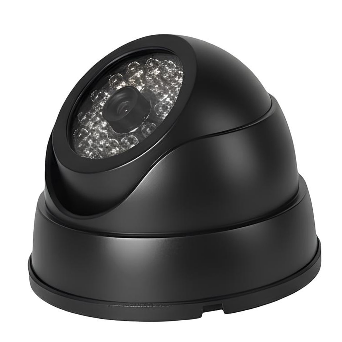 Kupolinmuotoinen valvontakamera sisä- / ulkokäyttöön näkyvillä LED-valoilla