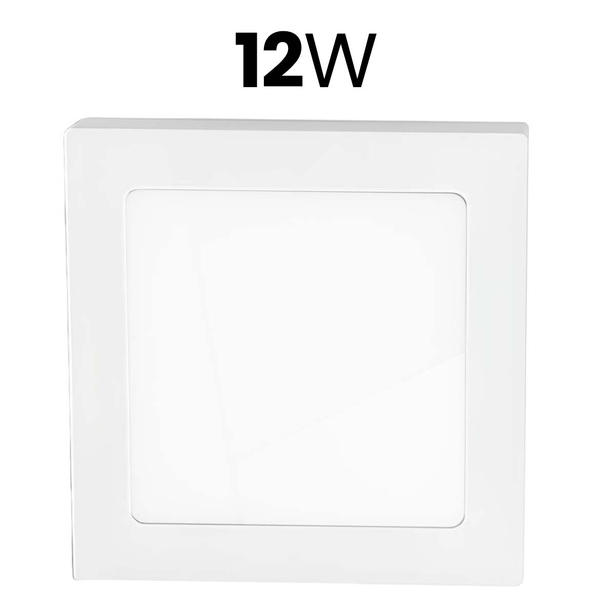 Neliö LED-paneeli 12W 167x167mm pinta-asennukseen tyylikäs muotoilu