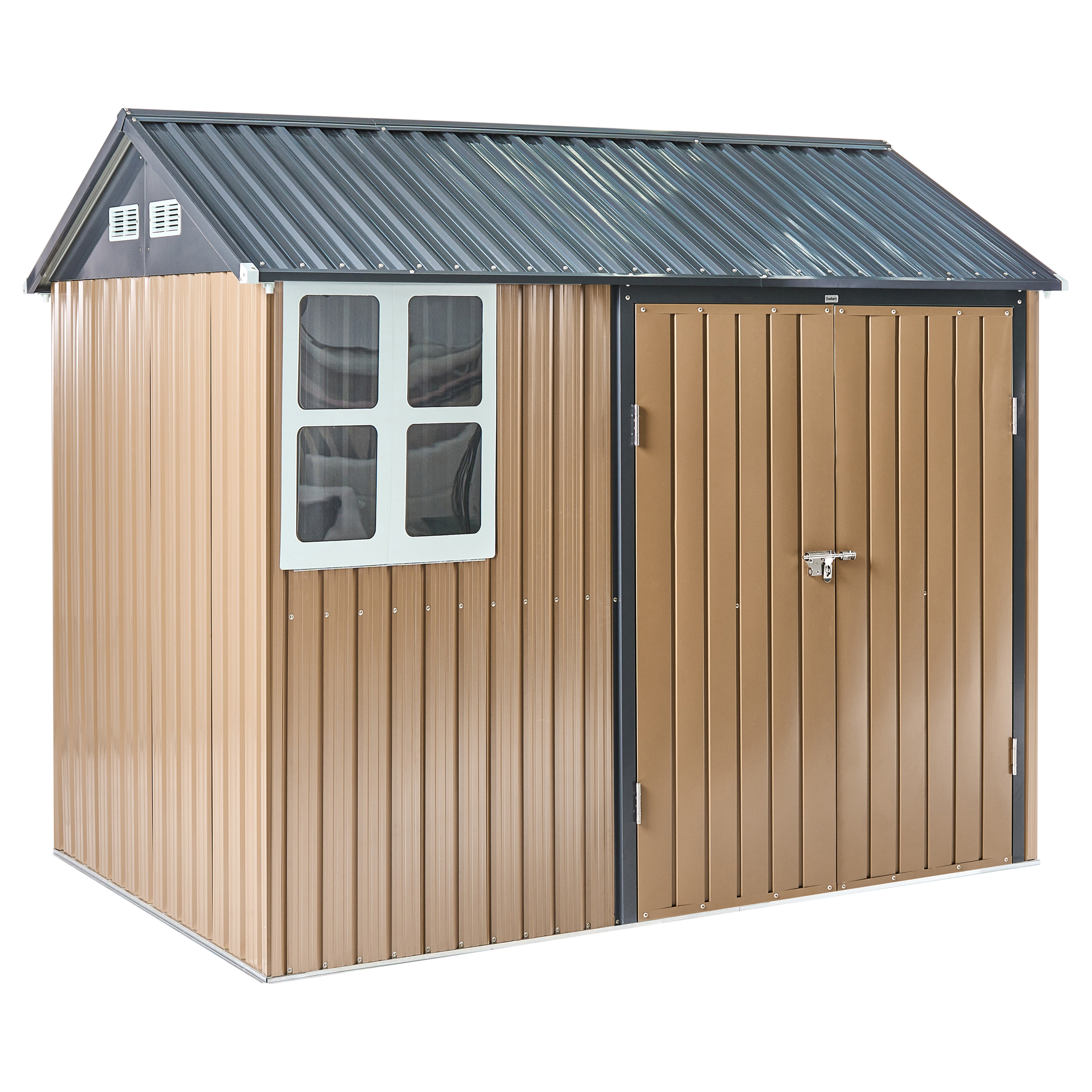 Puutarhavaja NOCCIANO 248 cm 161 cm Metalli Ruskea