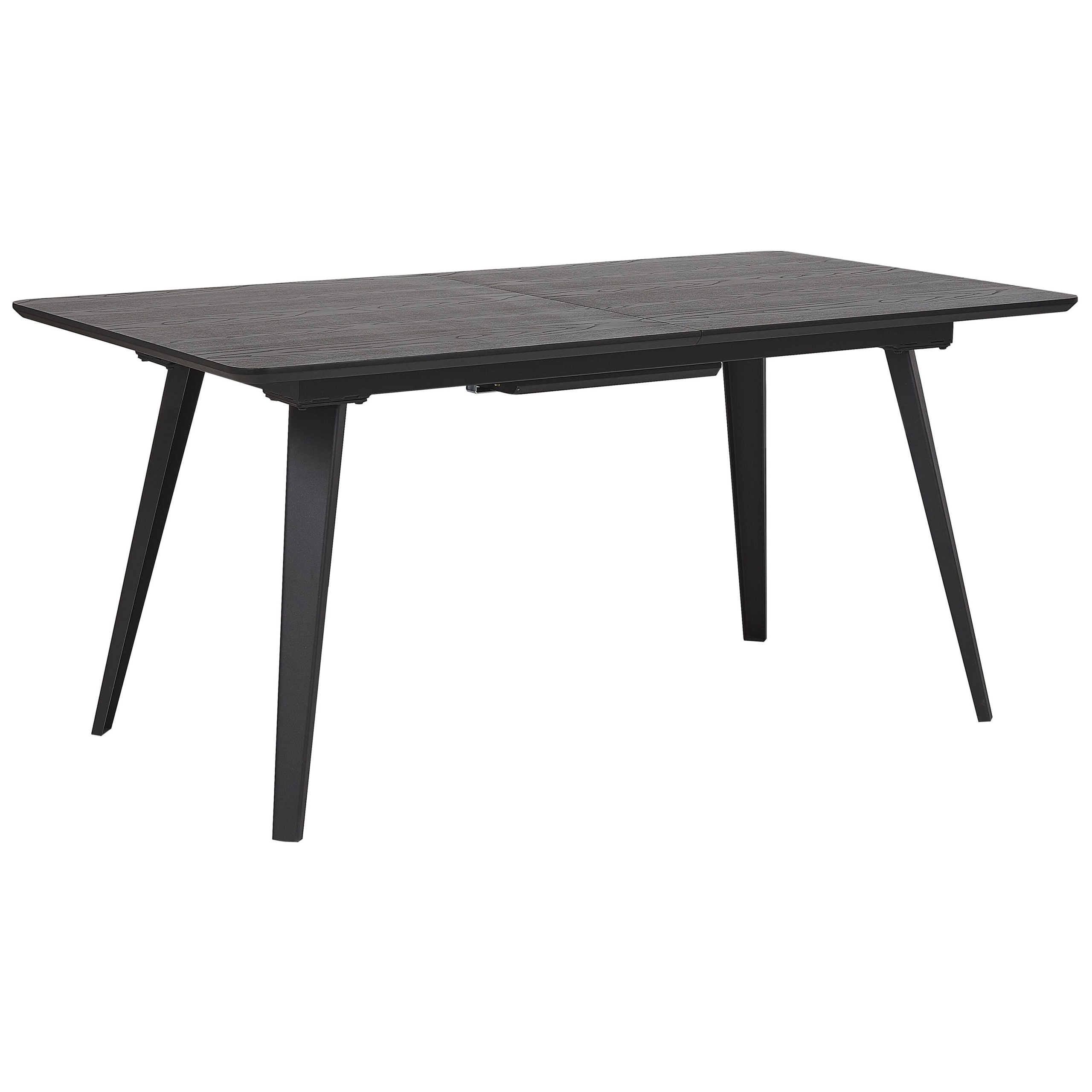 Jatkettava ruokapöytä IRVINGTON Musta 160/200 cm 90 cm