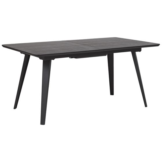Jatkettava ruokapöytä IRVINGTON Musta 160/200 cm 90 cm