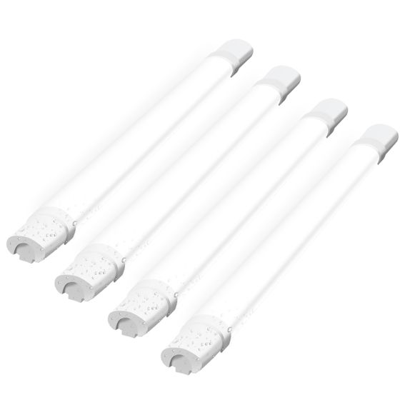 NETTLIFE 90CM Kosteutta, suojaava, LED - kattovalaisin - 24W, 3000LM, LED - putkikattovalaisin, IP65 Vedenpitävä Kellarilamppu, 5000K