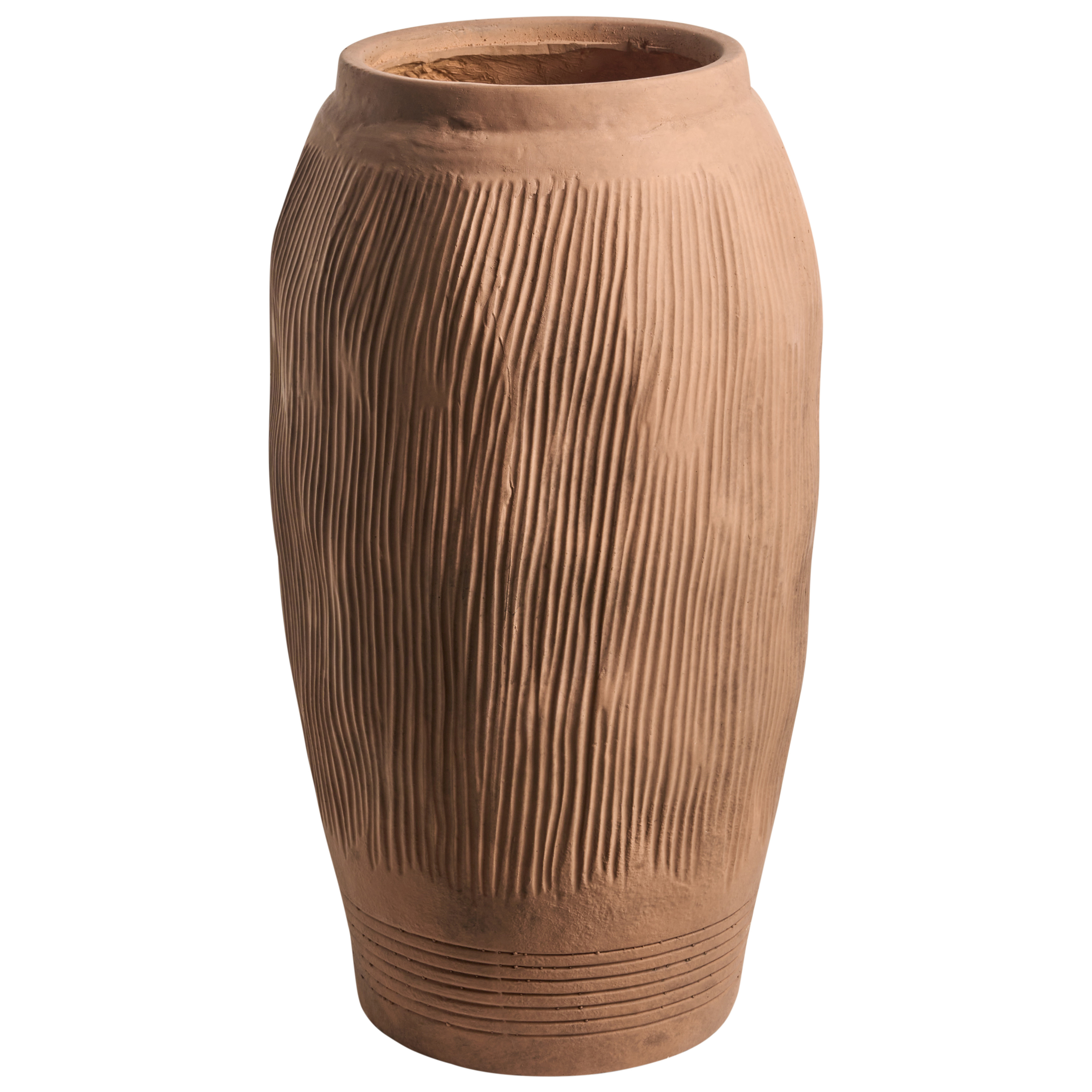 Kukkamaljakko TRIKALA 50 cm Vaaleanruskea