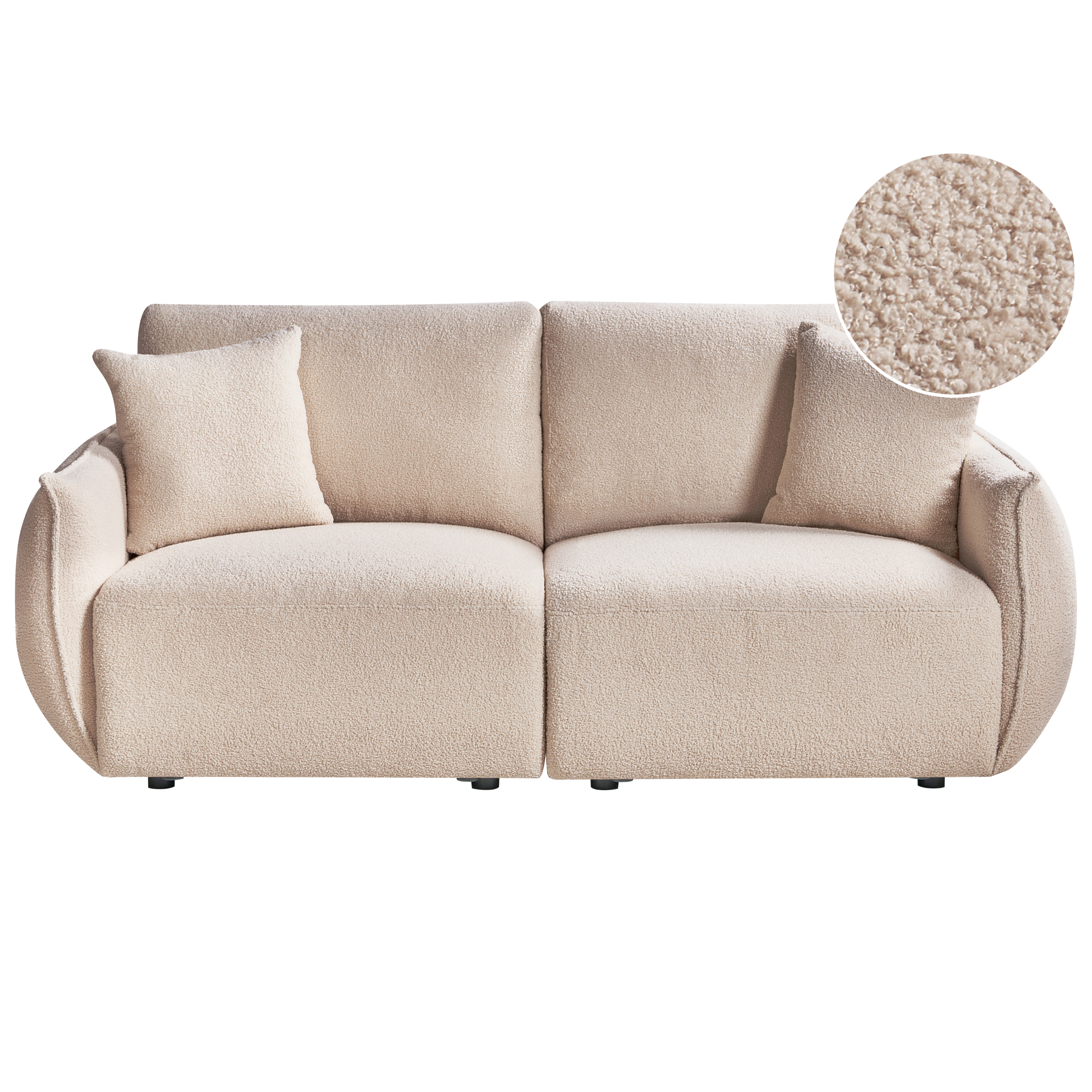 Moduulisohva 2-istuttava MESNALI Buklee Beige