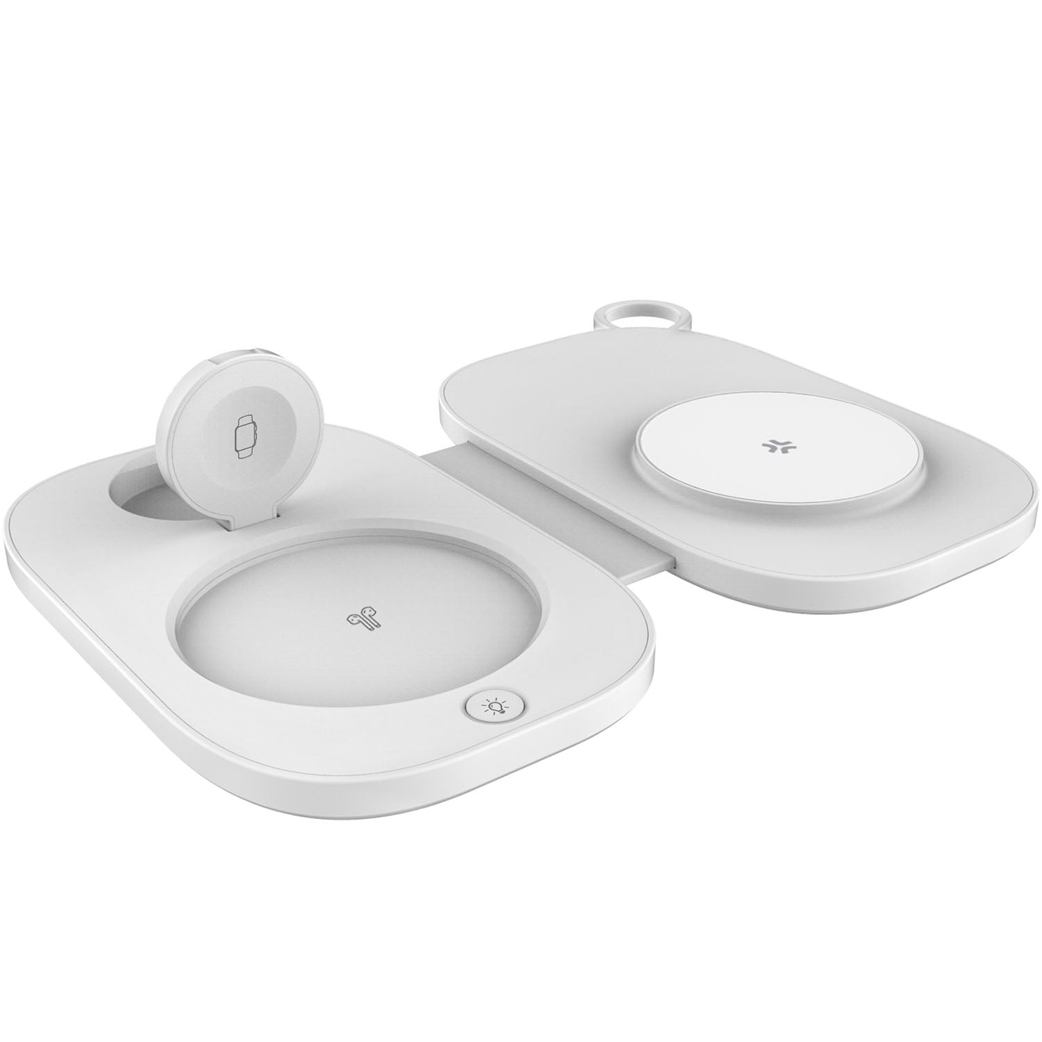 Langaton 3-in-1-laturi, MagSafe-yhteensopiva, valkoinen