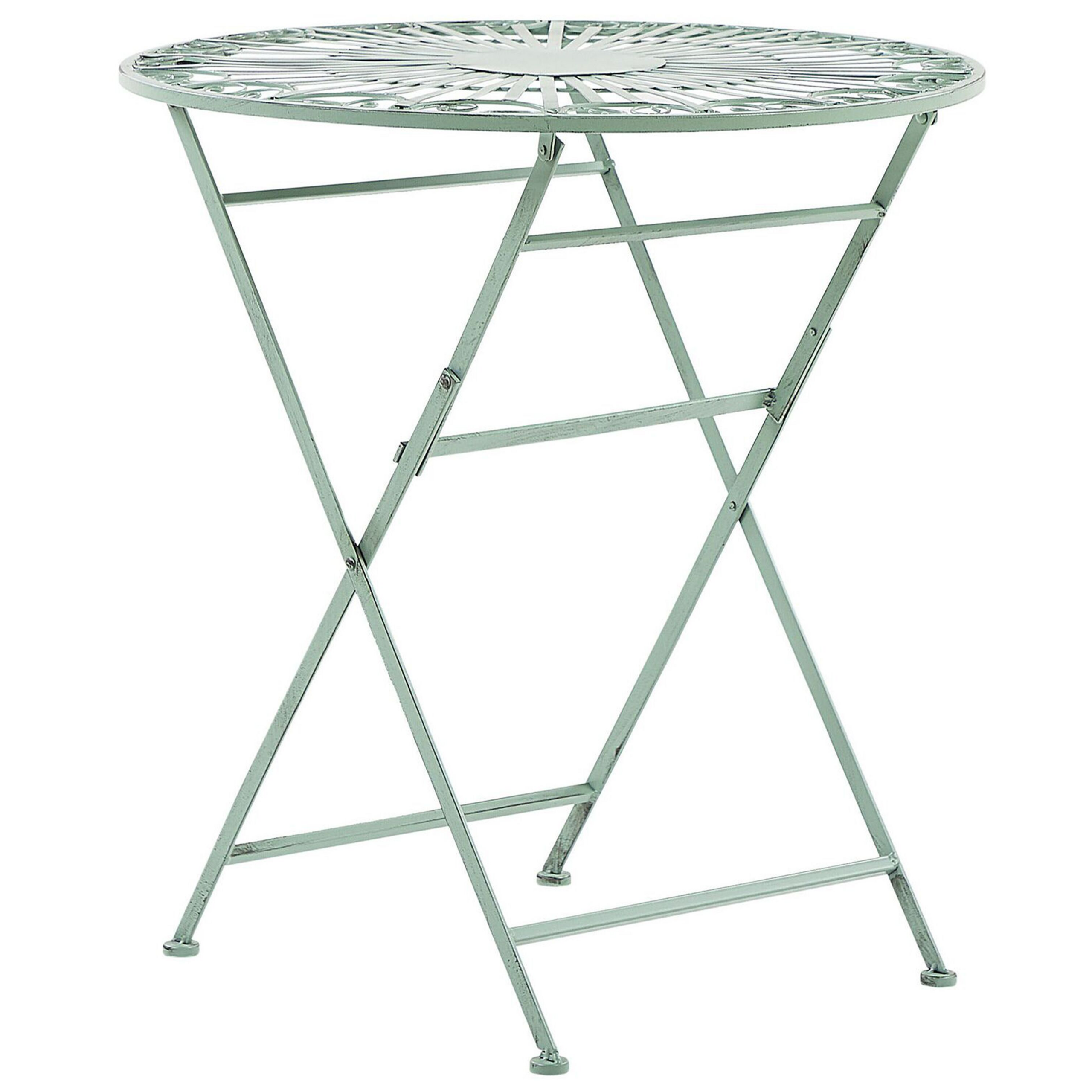 Bistropöytä TRENTO 70 cm 70 cm Metalli Vaaleanvihreä