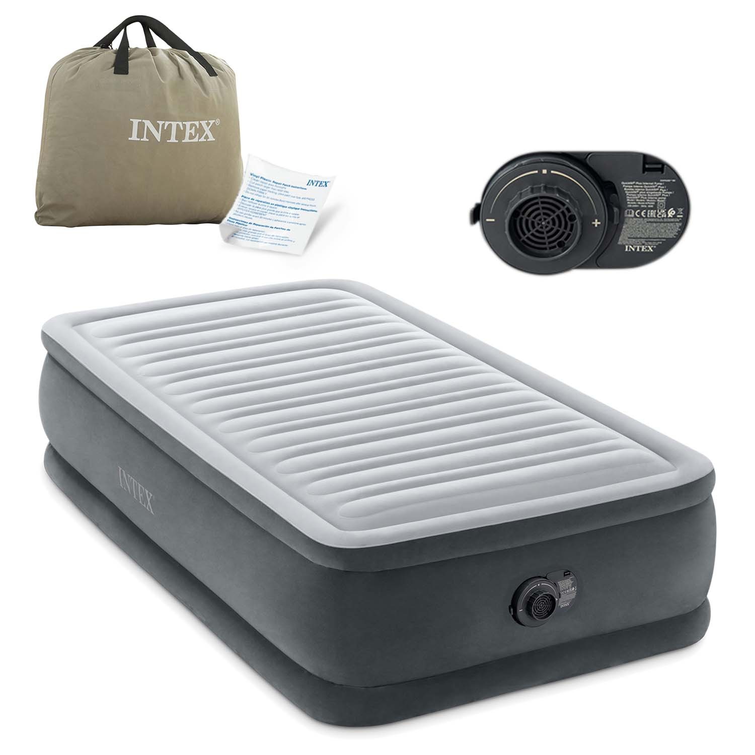 Ilmatäytteinen patja 191x99x46cm integroidulla sähköpumpulla INTEX 64412ND