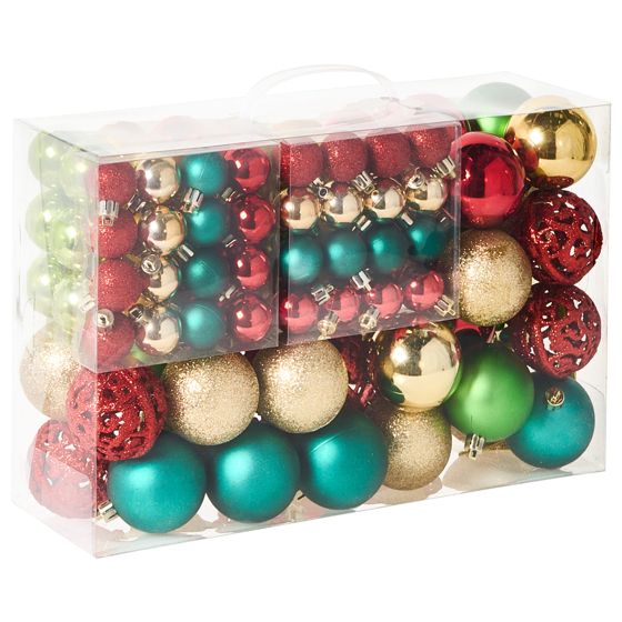 Kuusenkoristesetti 100 kpl VANERN Monivärinen