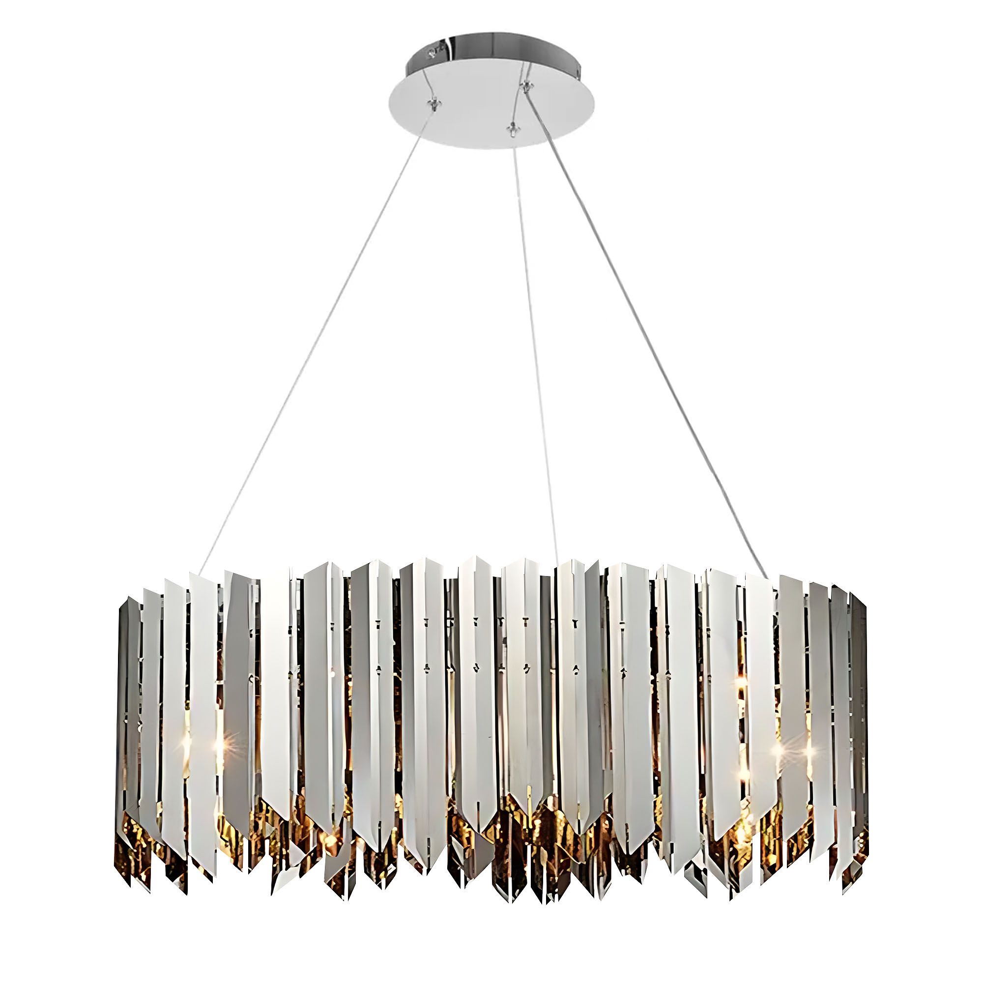 TOOLIGHT riippuvalaisin APP1763-8CP kromi, 50x50x25cm