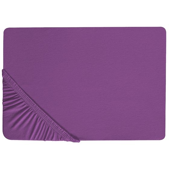 Muotoonommeltu lakana JANBU 90 x 200 cm Puuvilla Purppura