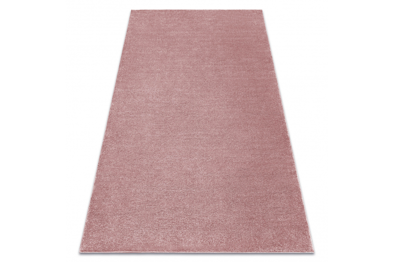 Matto SOFTY yksivärinen vaaleanpunainen 180x270 cm