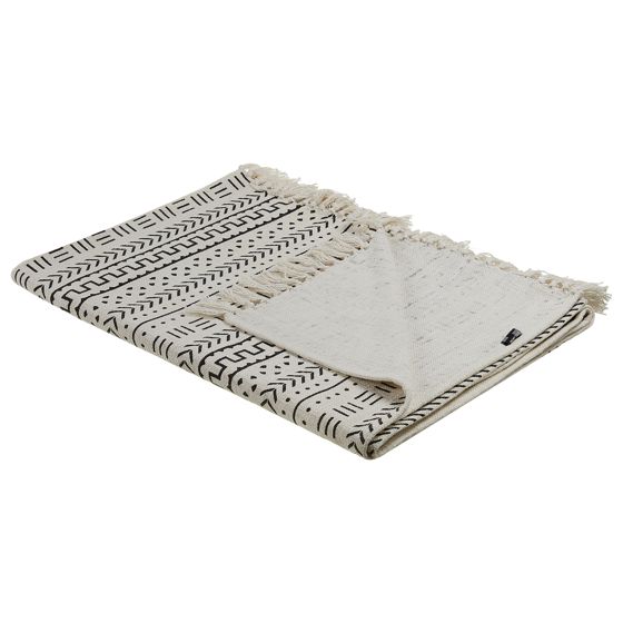 Torkkupeitto PANVEL Puuvilla 130 x 180 cm Valkoinen