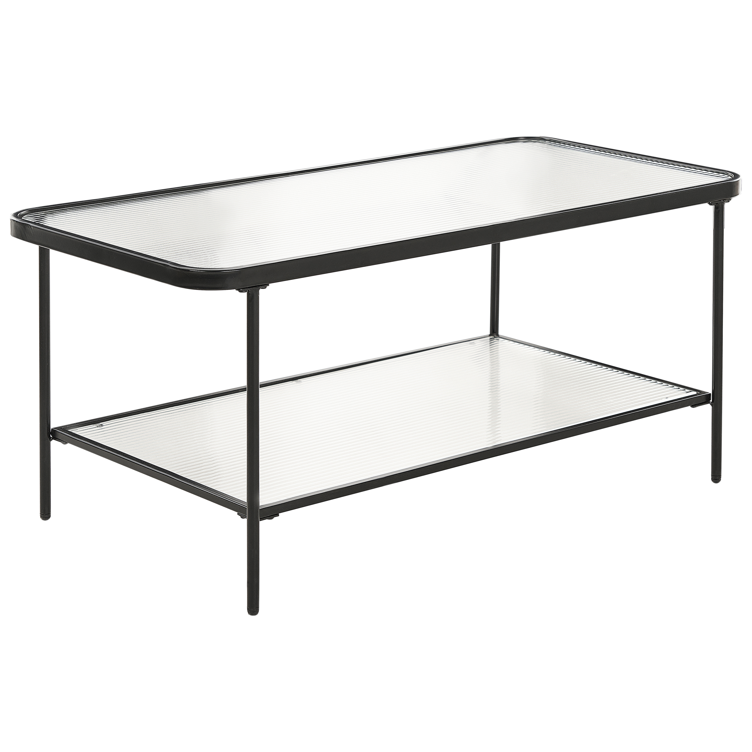 Sohvapöytä BLAIR karkaistu lasi Musta