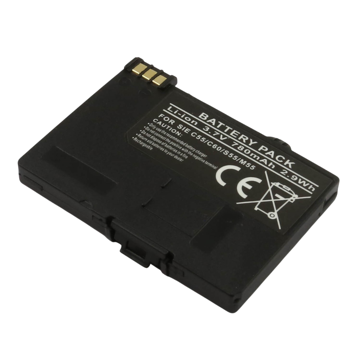 Akku EBA-510 Siemens C55 C60 S55 M55 Li-ion 3,7V 780mAh 2,9Wh
