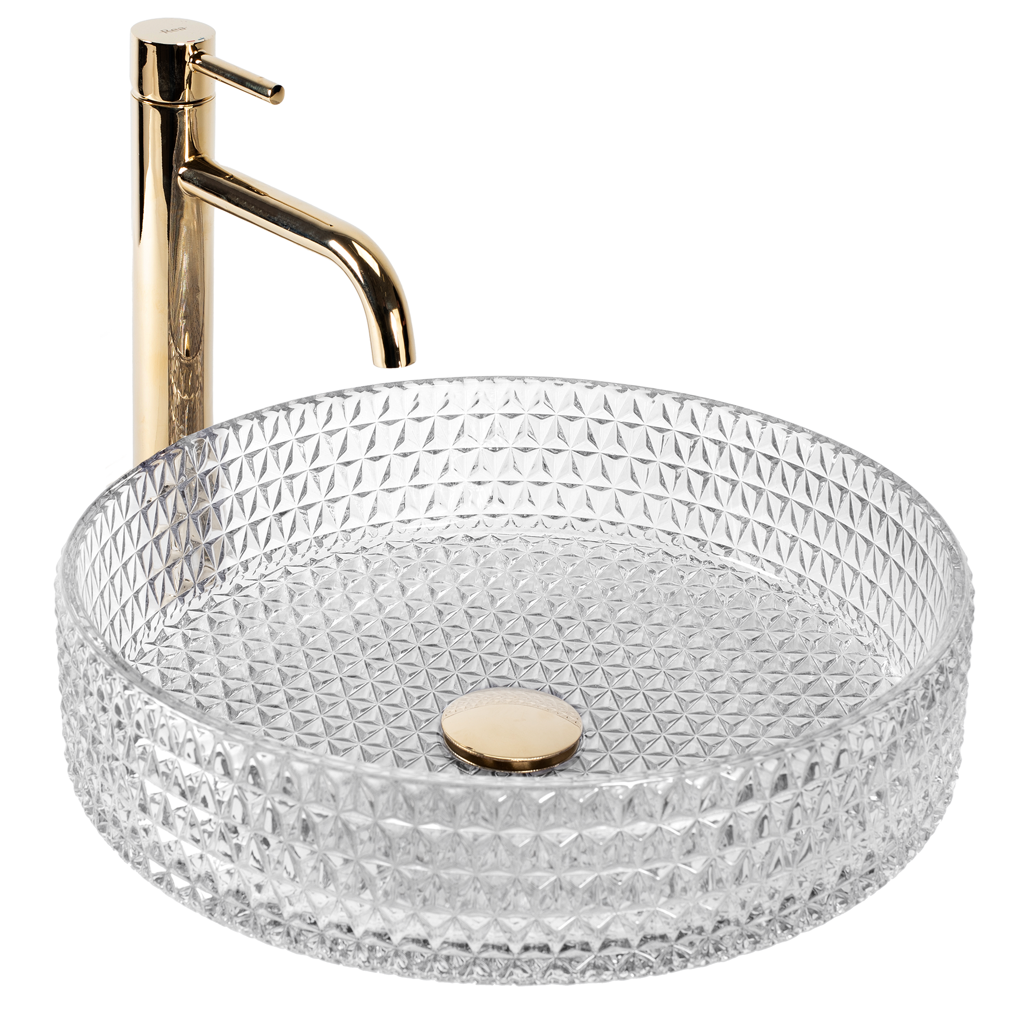 REA Malja-allas CRISTAL 39 läpinäkyvä, 39X39X11, 5CM