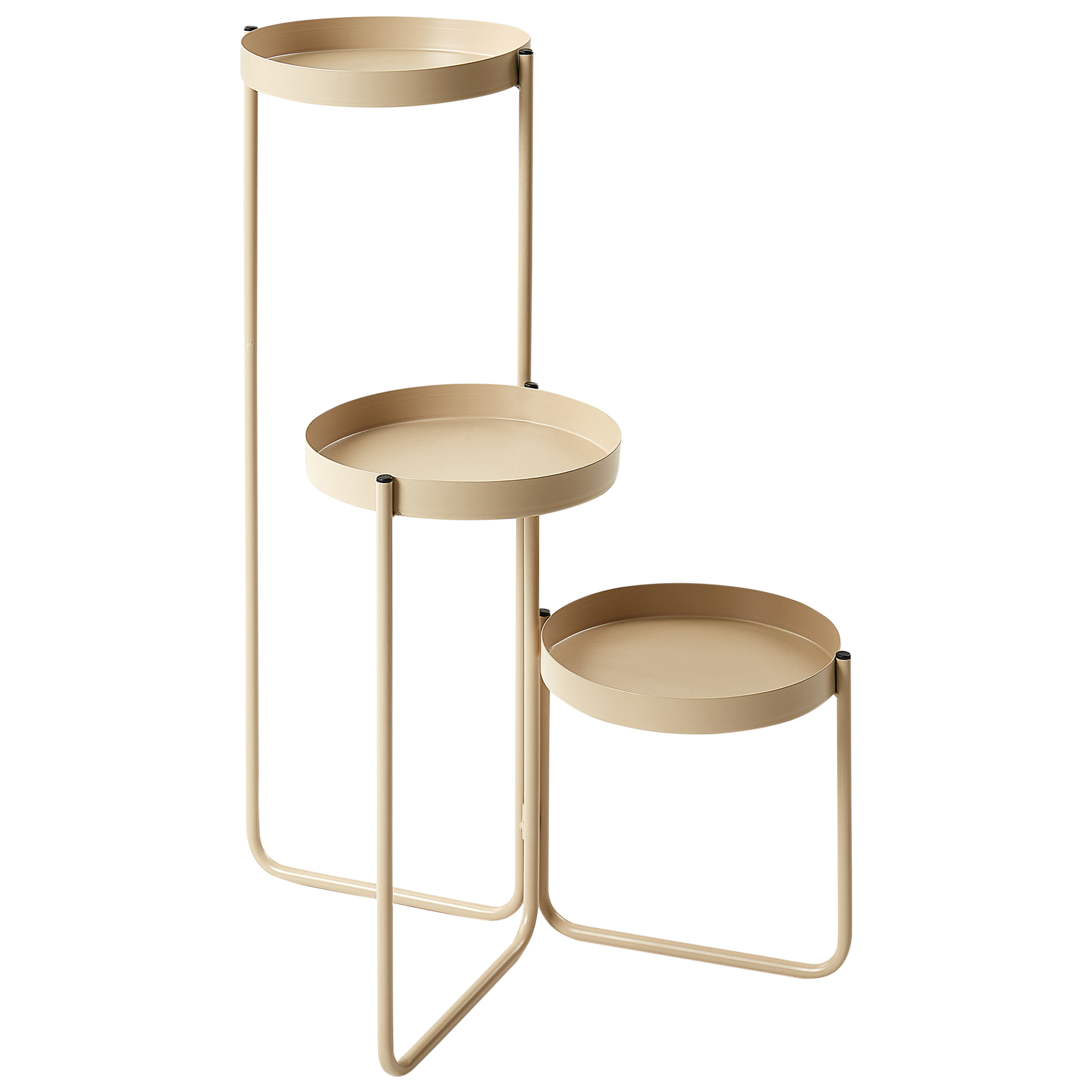 Kukkateline FRAGARIA 42 cm Metalli Beige