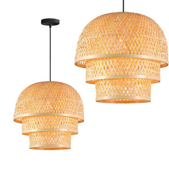 TOOLIGHT riippuva kattovalaisin APP1629-1CP ruskea, 40x45x40cm