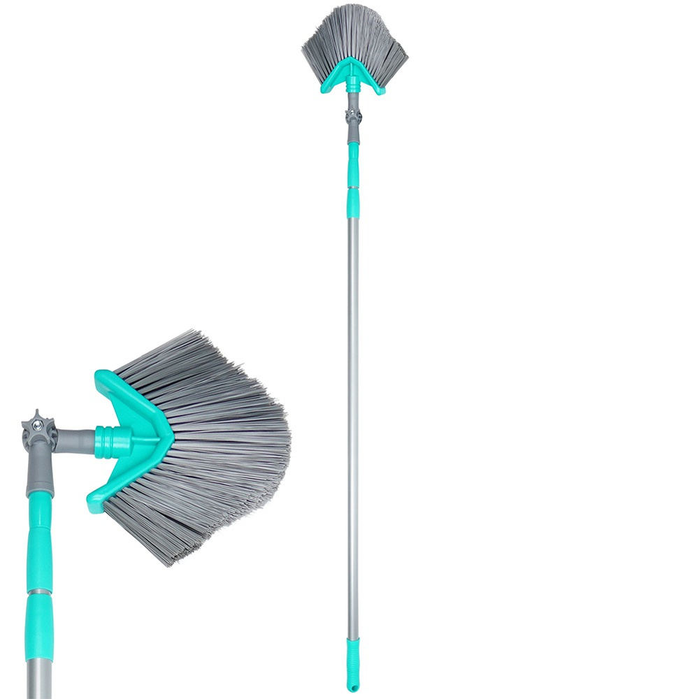 Teleskooppiharja pölylle ja hämähäkinseiteille, kolmionmuotoinen, 140-327 cm