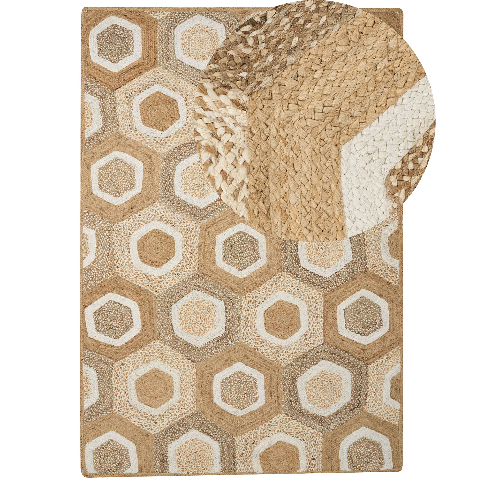Matto BASOREN Beige 160 x 230 cm Juutti