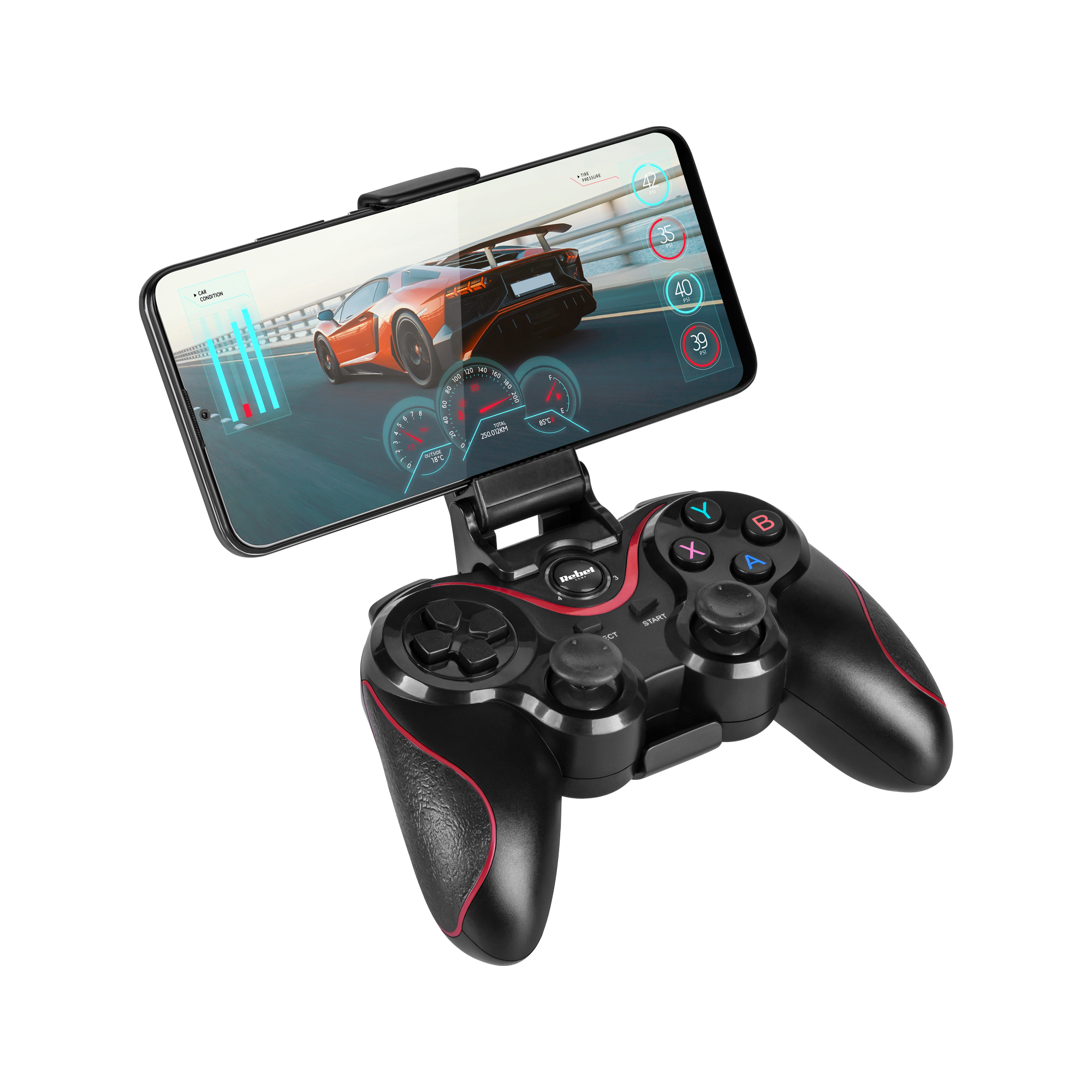 Älypuhelimen langaton Bluetooth-alusta PS3:lle, PC:lle, iOS:lle, Androidille, Rebelille