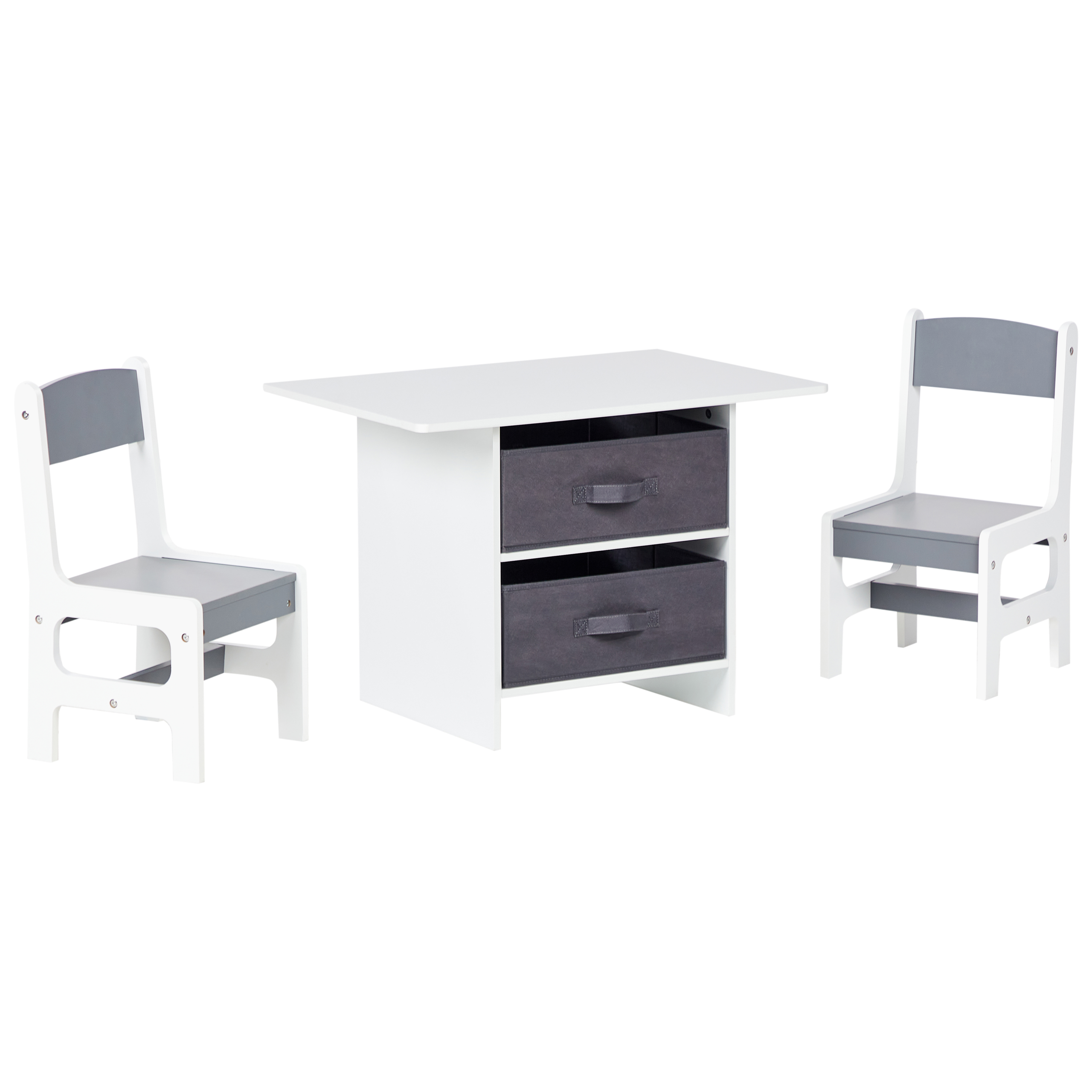 Lasten pöytä ja tuolit YALGOO Valkoinen
