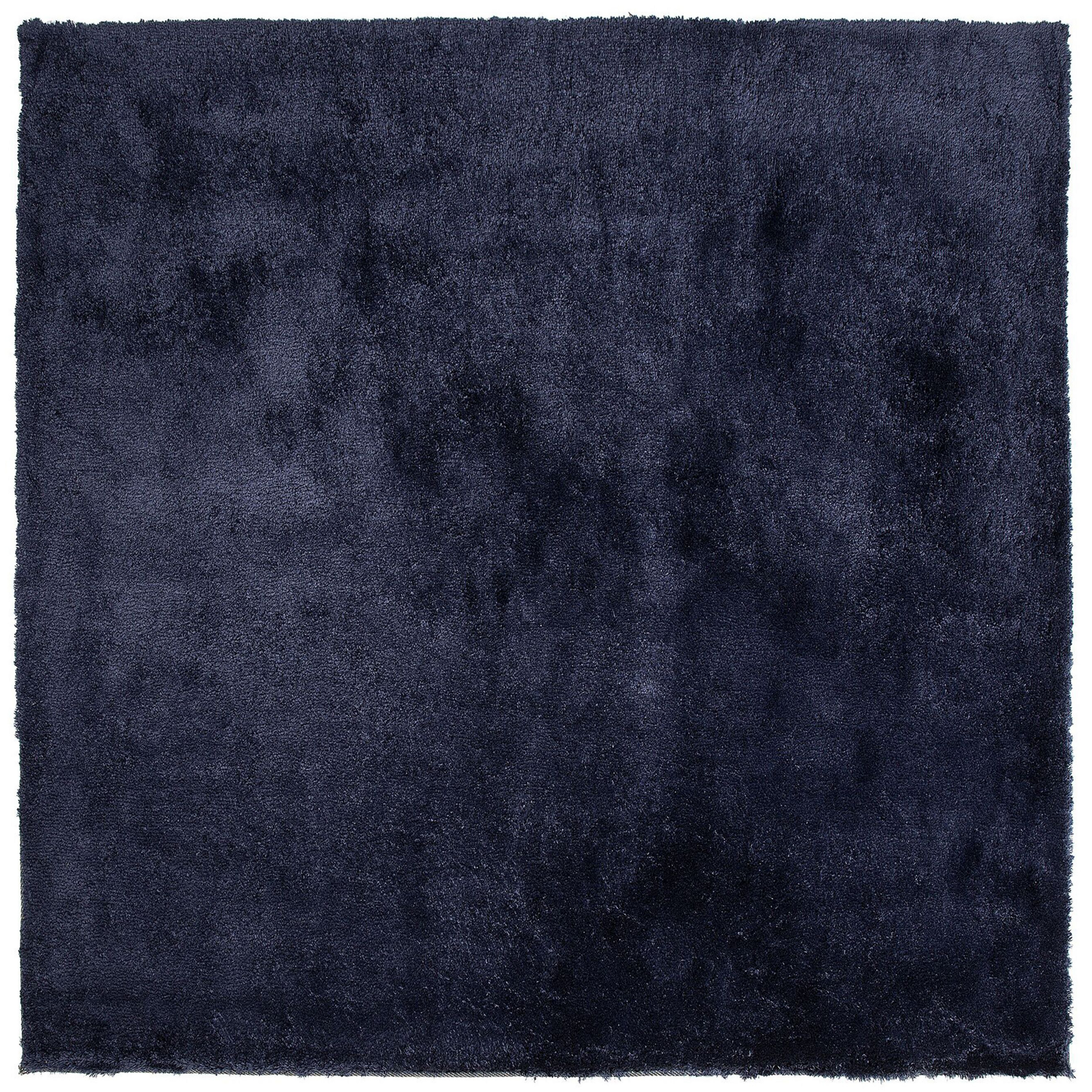 Korkeanukkainen matto EVREN Tummansininen 200 x 200 cm