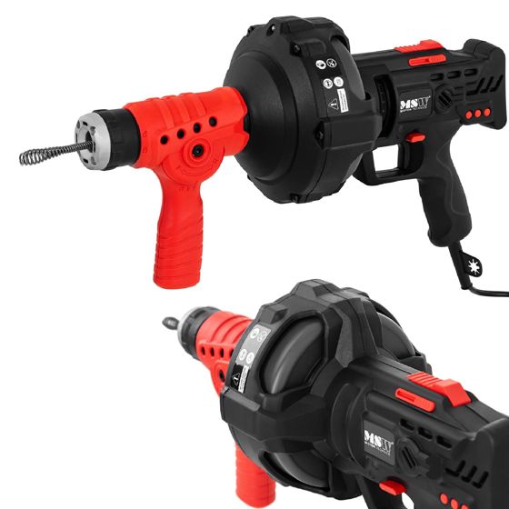 Sähköinen spiraalipora viemäriputkien avaamiseen, 240 W, pituus 7,5 m, halkaisija 15 mm