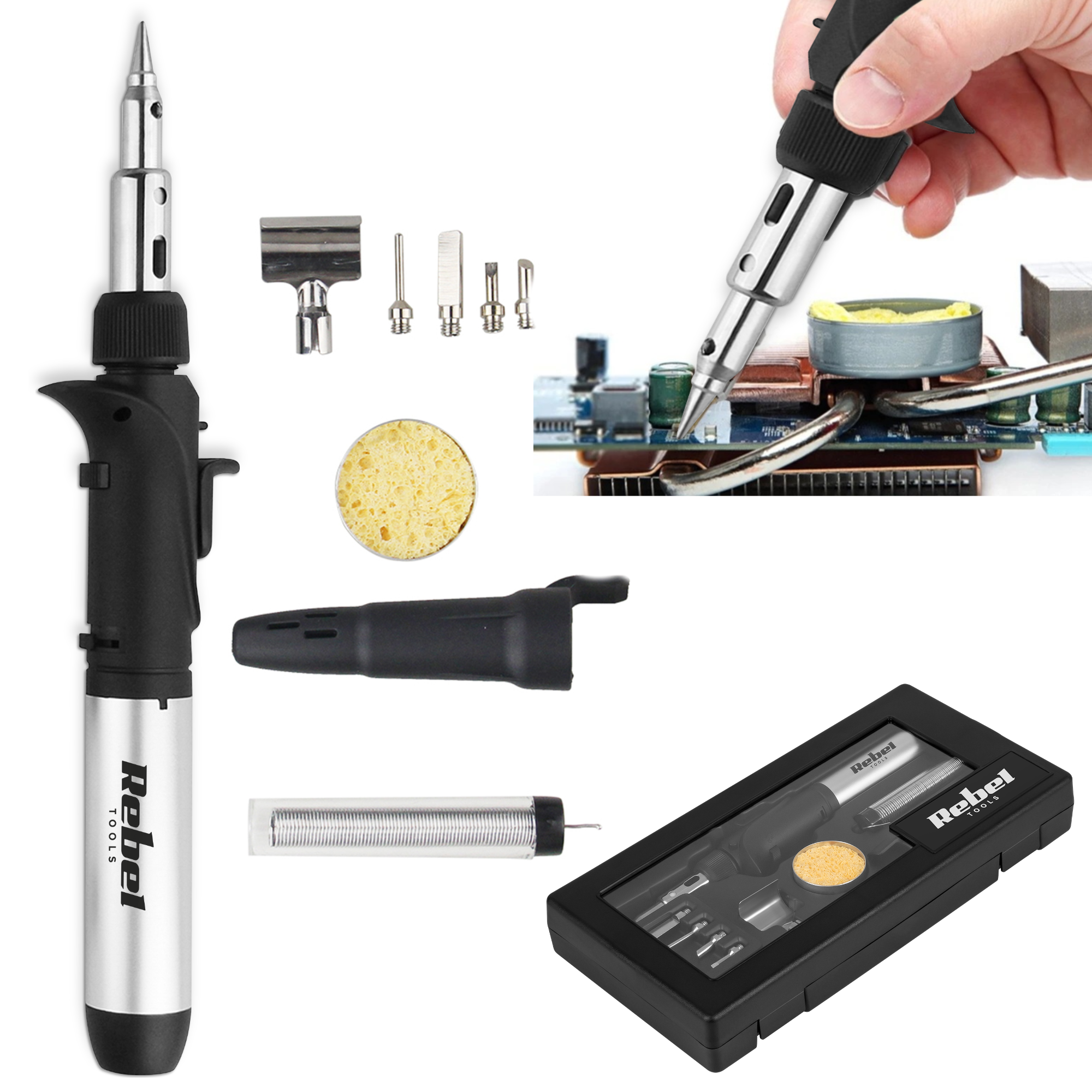 Kaasujuotinsarja (FK-062) 200°C - 500°C Rebel