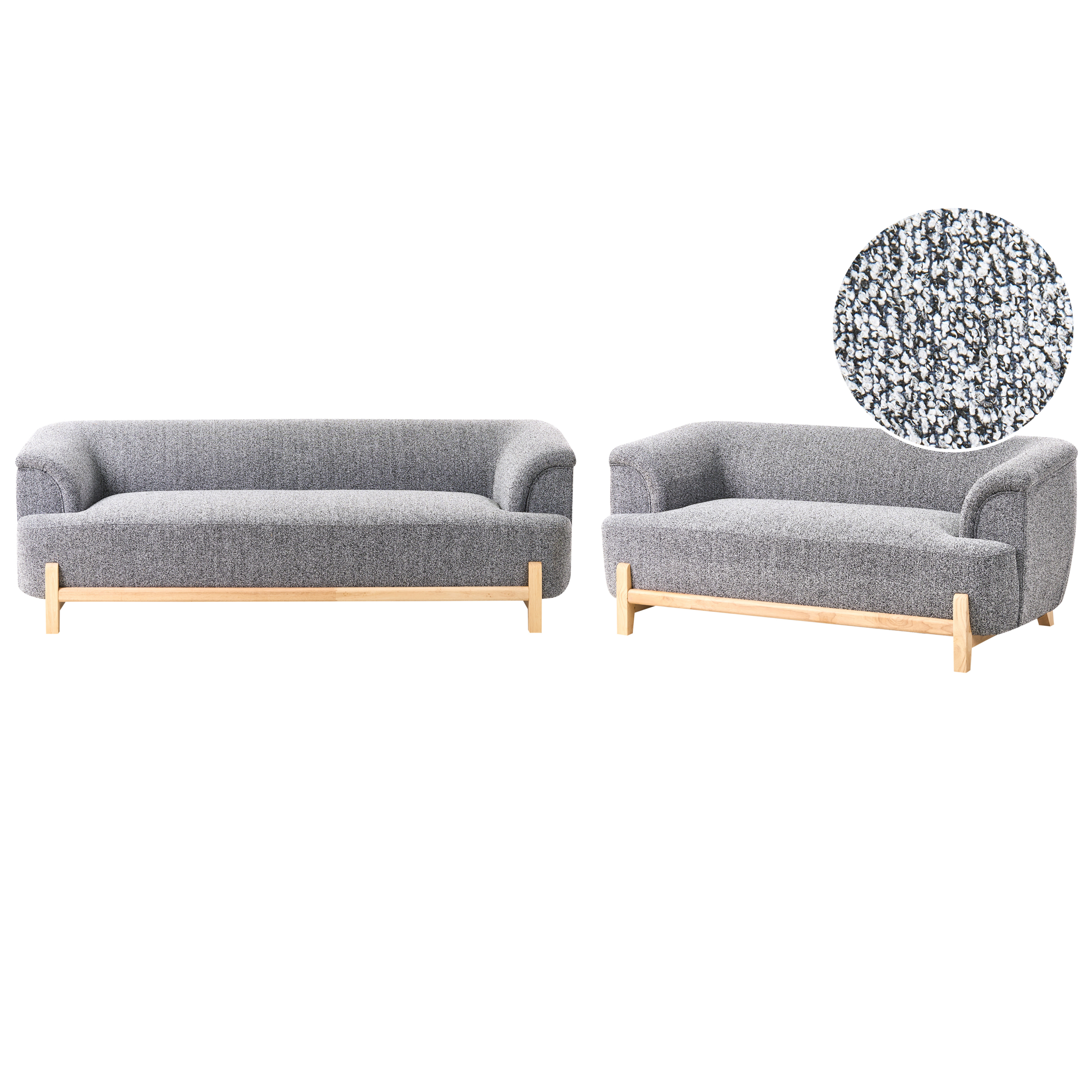 Sohvaryhmä 5-istuttava ALNOR kangas Tummanharmaa