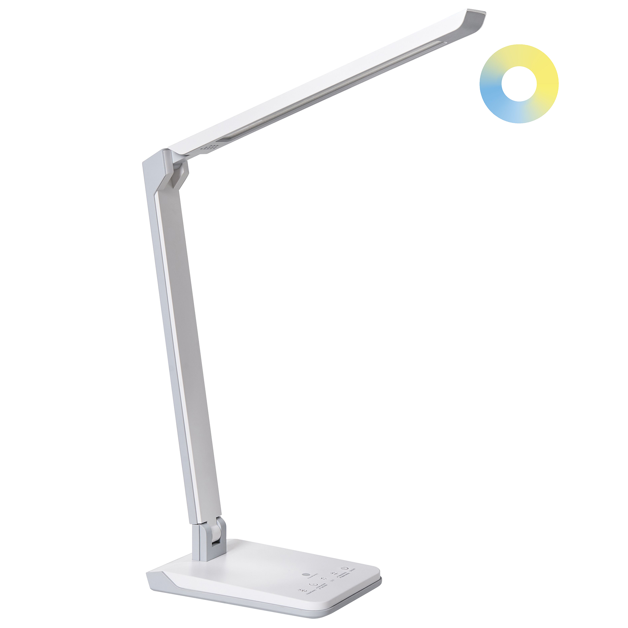 Työpöydän LED-valaisin PICTOR himmentimellä Valkoinen