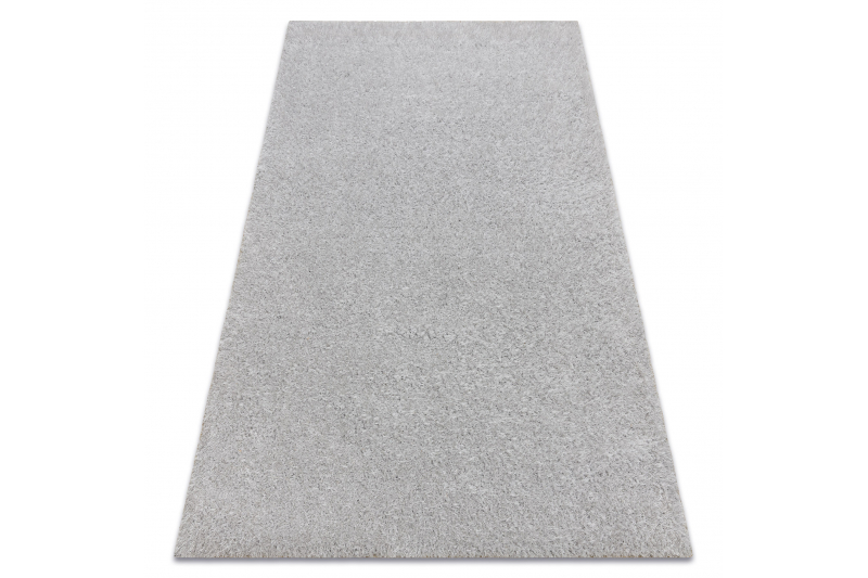 Matto BUENOS 7005 shaggy, yksivärinen hopea 60x100 cm