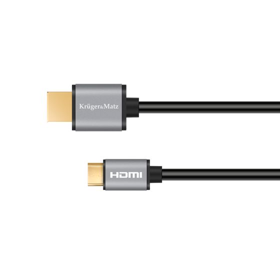 Mini HDMI - HDMI-kaapeli 1,8 m Kruger&Matz Basic