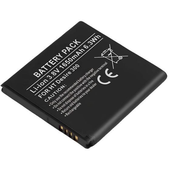 Akku Smartphone HTC Desire 300 Li-ion 1650mAh 3,8V