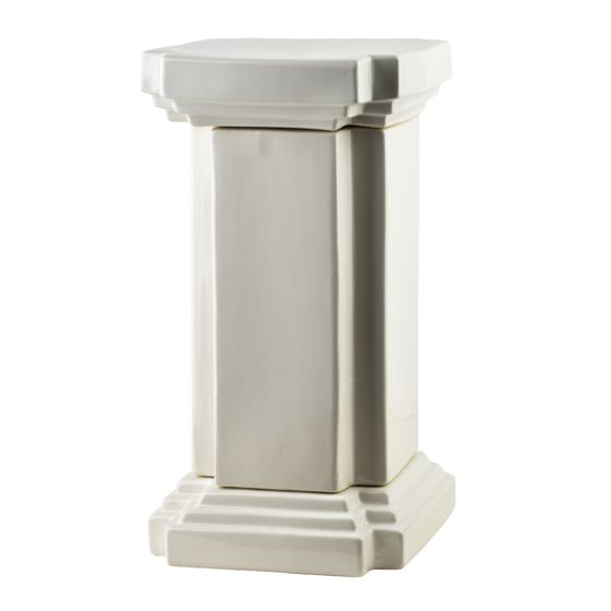 Postamentti keraaminen kipsi MONDEX Evam White 29x29x54,5 valkoinen 1kpl