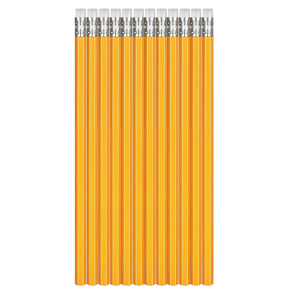 Erä 12 Lyijykynää HB Integroitu Pyyhekumi