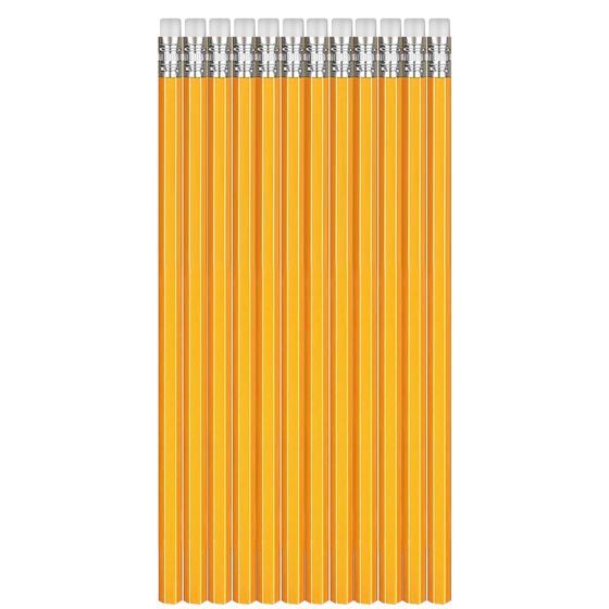 Erä 12 Lyijykynää HB Integroitu Pyyhekumi