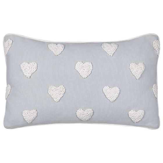 Koristetyyny GAZANIA puuvilla 30 x 50 cm Vaaleanharmaa