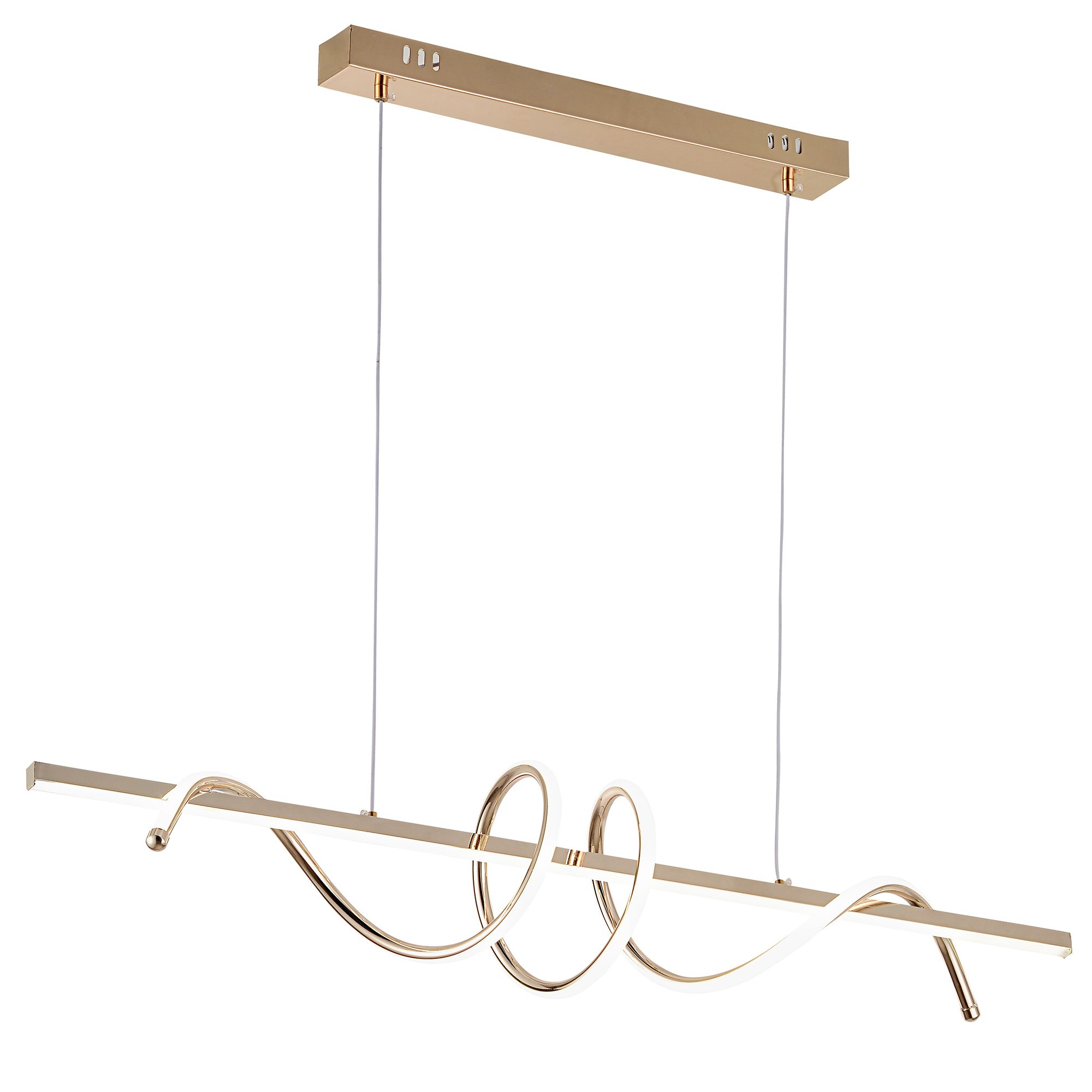 TOOLIGHT riippuvalaisin G065-CP Kulta, 100x22x85cm