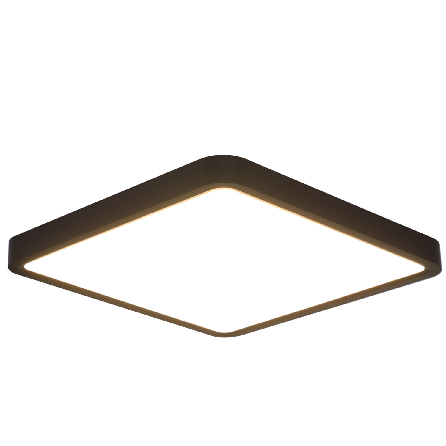 NETTLIFE LED-kylpyhuoneenKattovalaisin, 23W, litteä, lamppu, musta, 23cm, lämminValkoinen, IP44 Vedenpitävä Keittiönvalaisin