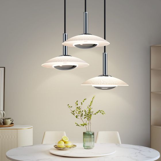 NETTLIFE LED-riippuvalaisin ruokapöydän riippuvalaisin moderni design ruokailutilan riippuvalaisin 3000K lämmin valkoinen 3 liekkiä