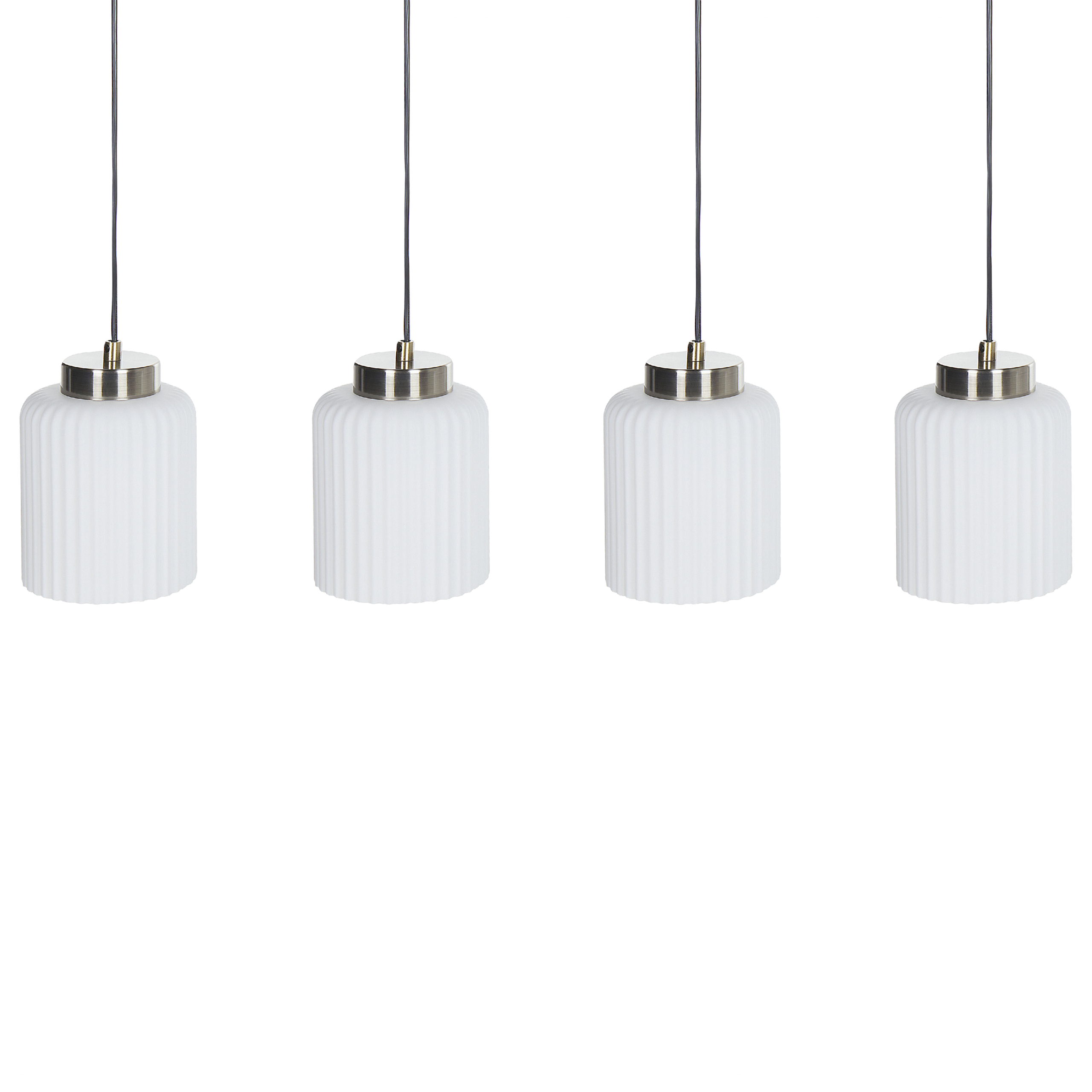 Riippuvalaisin CAUDELO metalli Musta/valkoinen