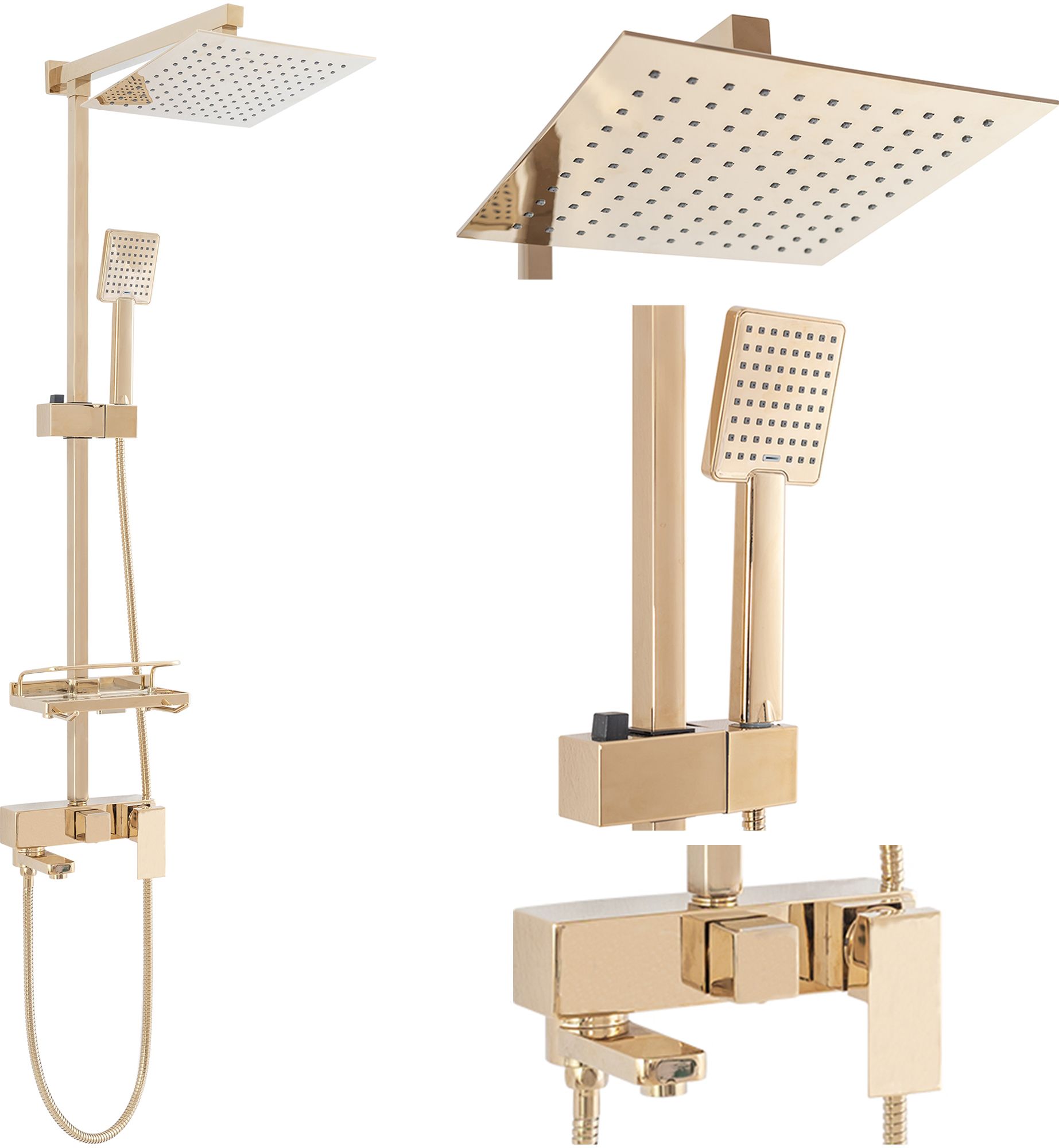 REA suihkusetti JACK kulta, 45X21,5X102CM