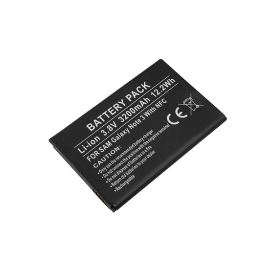 Akku Li-ion 3,8V 3200mAh NFC:llä Samsung Galaxy Note 3