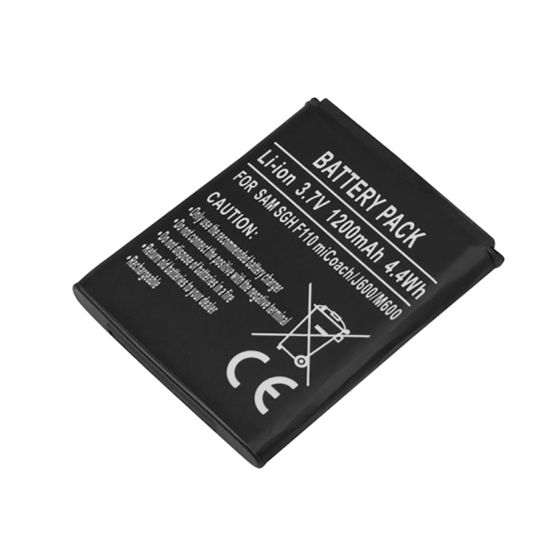 Akku Samsung SGH F110 miCoach J600 M600 Li-ion 3.7V 1200mAh 4.4Wh Luotettava