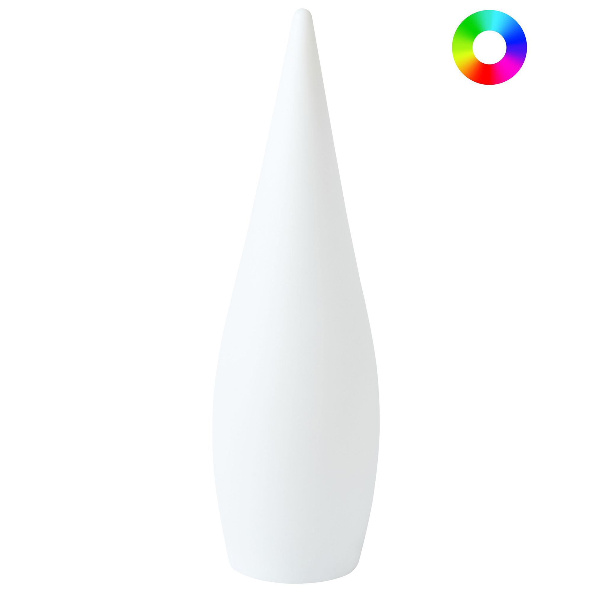 LED-ulkolattiavalaisin VULETAS Valkoinen