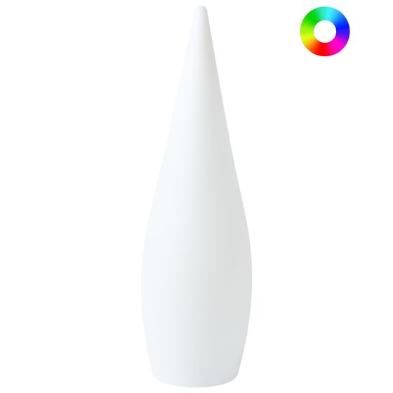 LED-ulkolattiavalaisin VULETAS Valkoinen