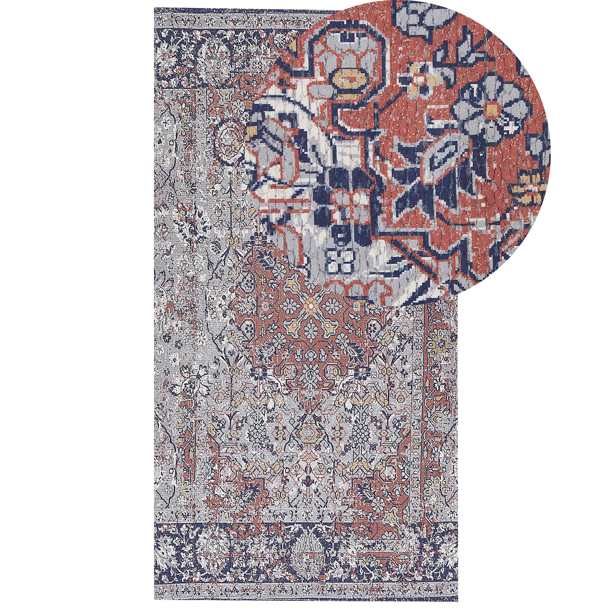 Matto KORGAN Monivärinen 80 x 150 cm